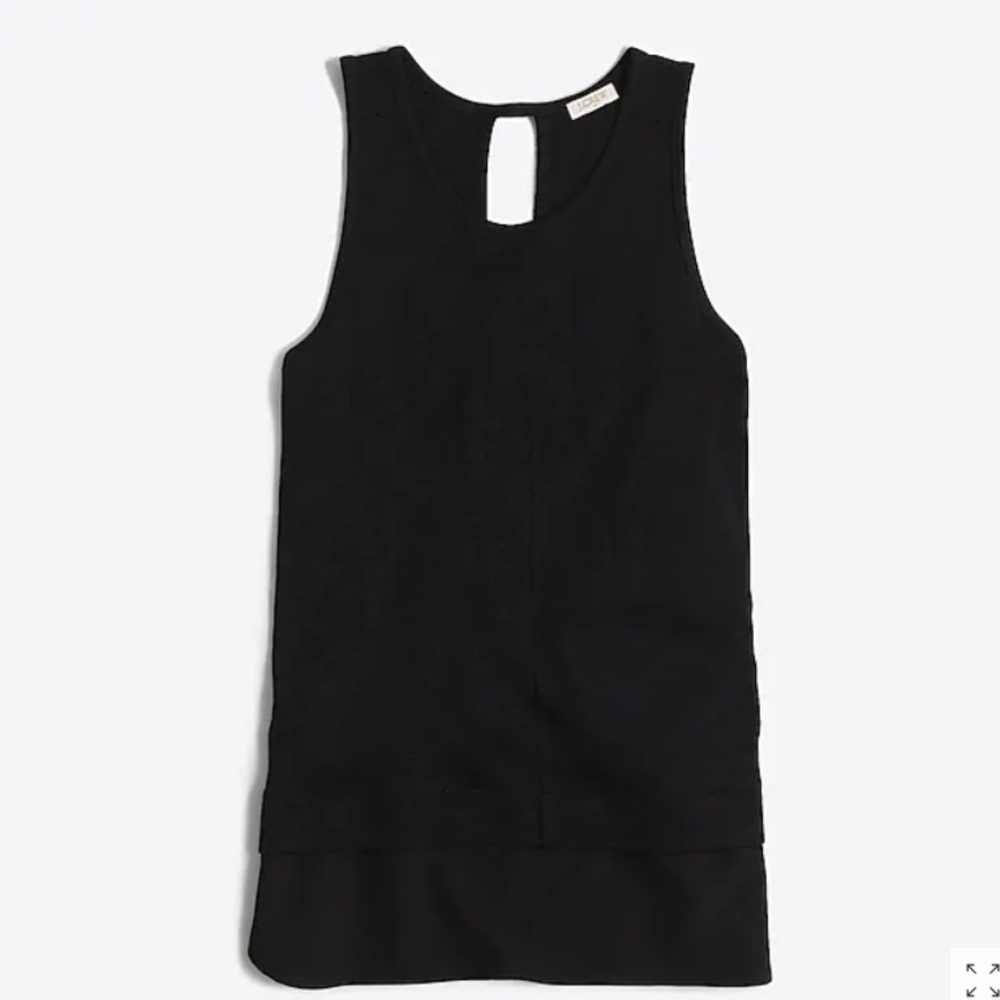 J. Crew Factory Drapey Tank Top with Silky Hem